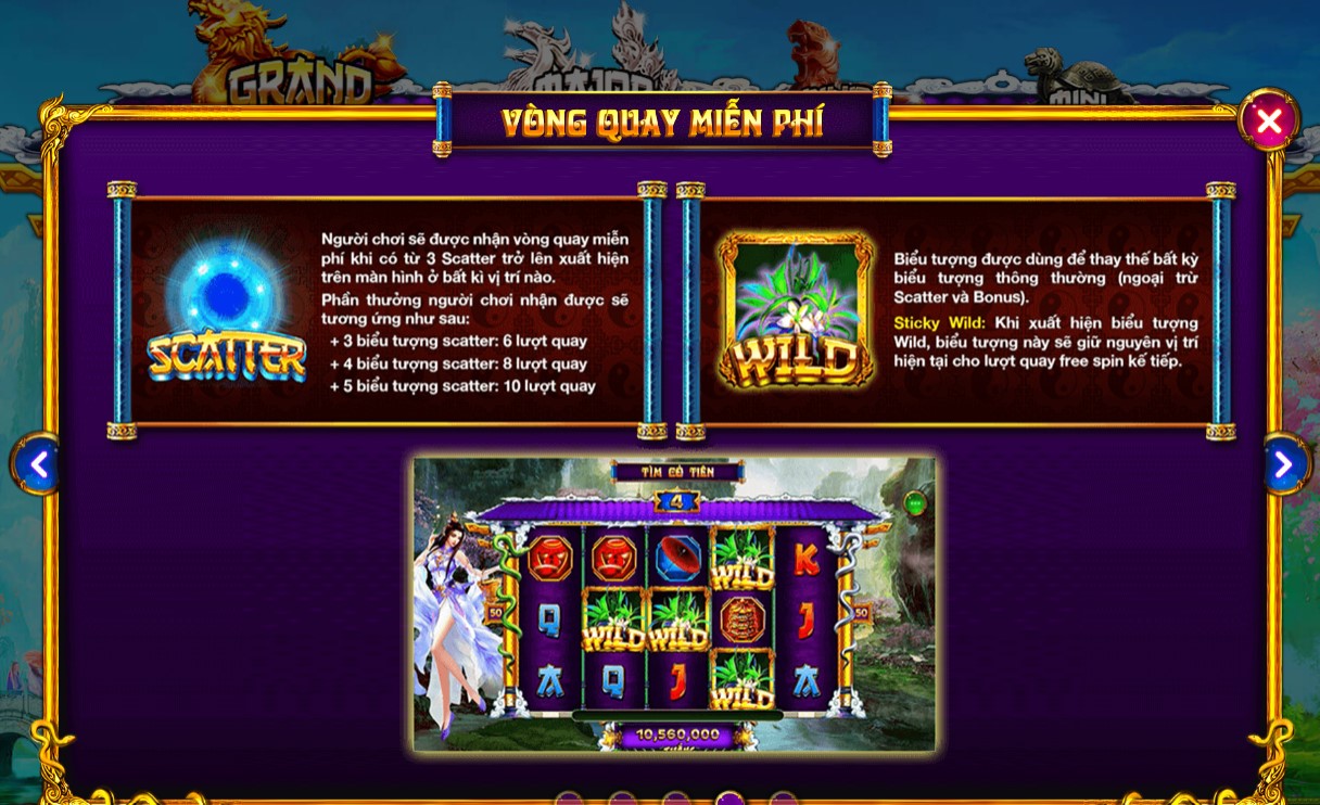 Biểu tượng Scatter trong game được thể hiện bằng hình ảnh một quả cầu năng lượng màu xanh