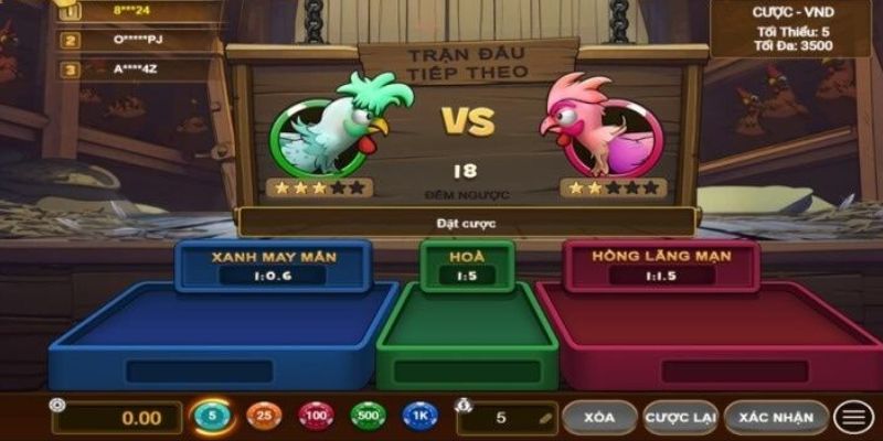 Đá gà 3D King88 với đồ họa hiện đại, chuyển động chân thực