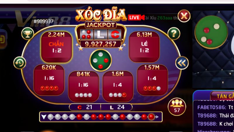 Xóc đĩa 1 Xóc đĩa King88 với giao diện trực quan và hệ thống bảo mật đa lớp.